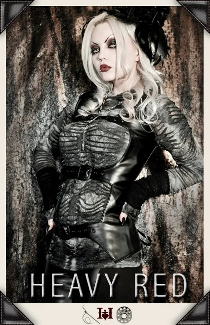 Alice En Deshabille - Black Holster Corset