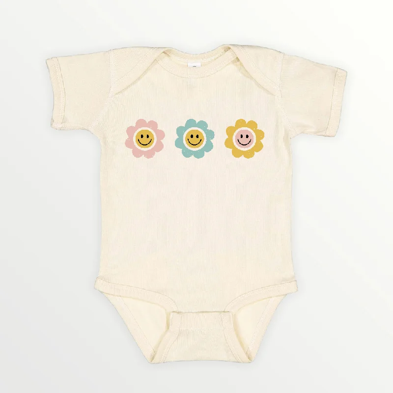 Smiley Flowers Bodysuit