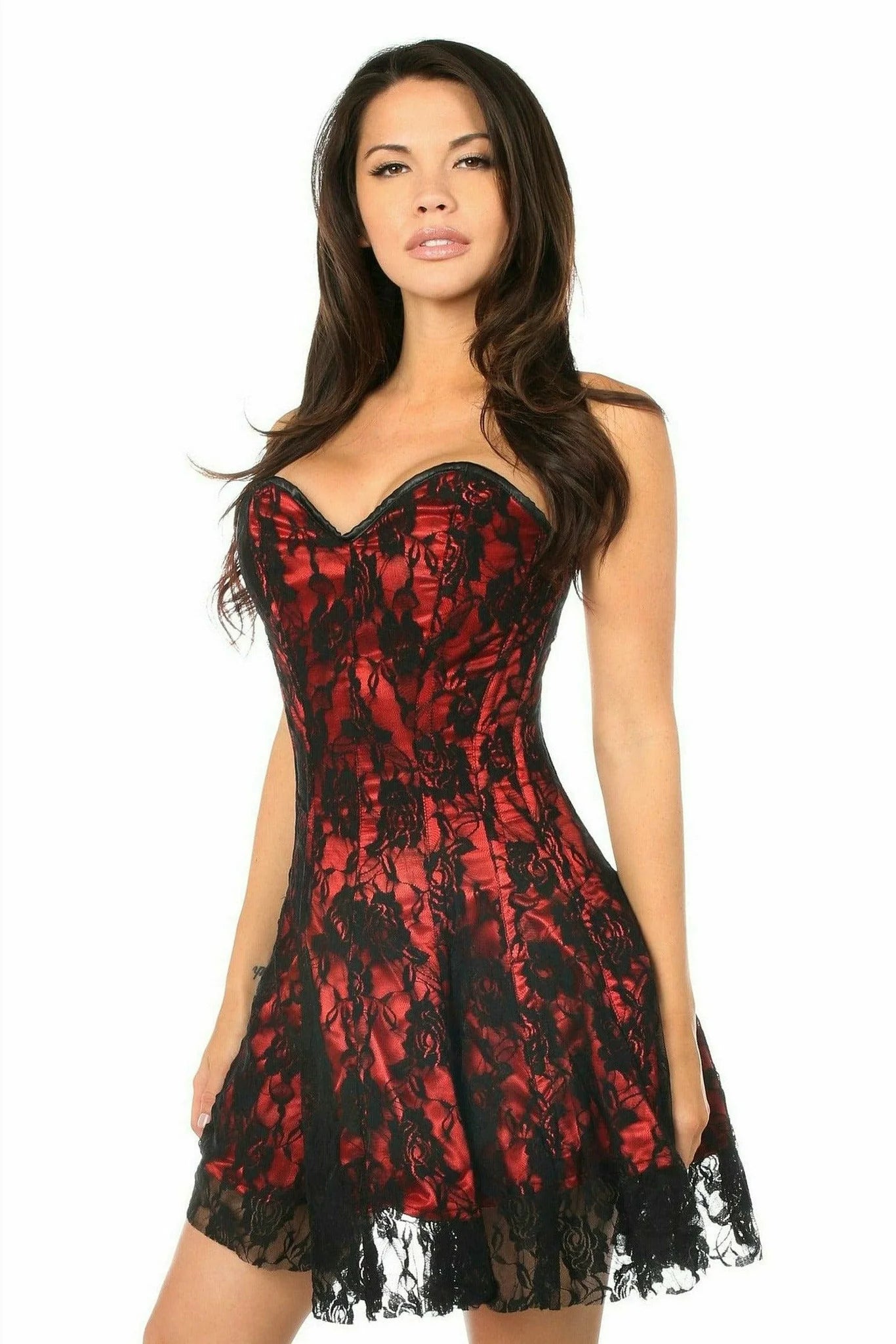 Eyelash Lace Corset Dress