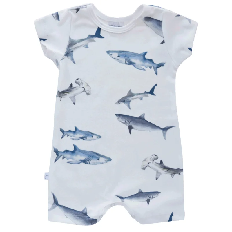 Jennifer Ann Organic Shark Romper