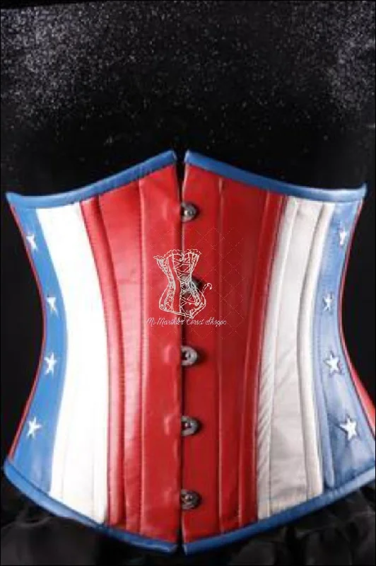 Leather Underbust Cincher; Freedom