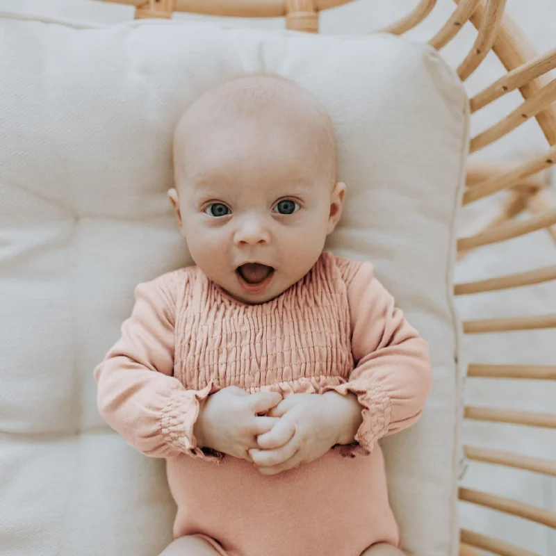 Organic Smocked Bodysuits