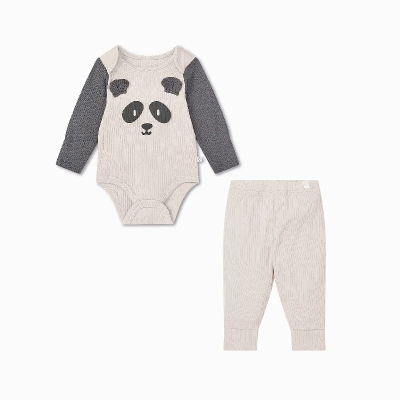 Panda Bodysuit & Leggings Outfit