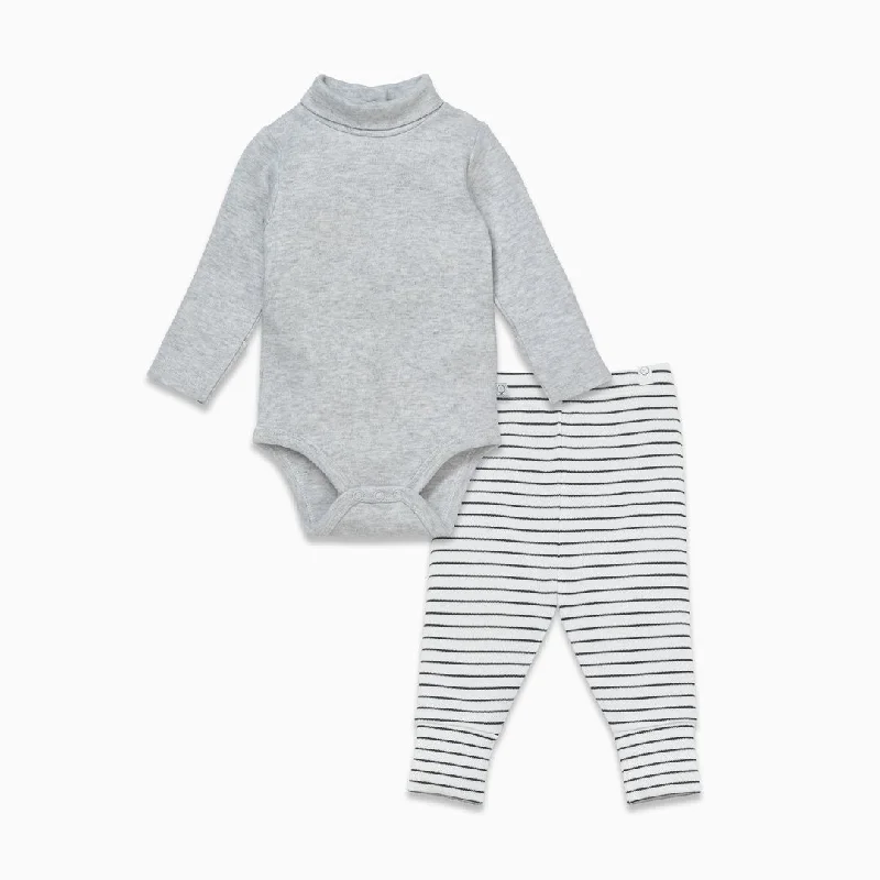 Roll Neck Bodysuit & Leggings Set