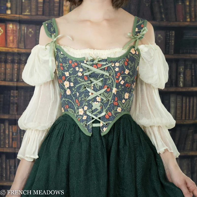 READY TO SHIP Victorian Raspberries Renaissance Bodice