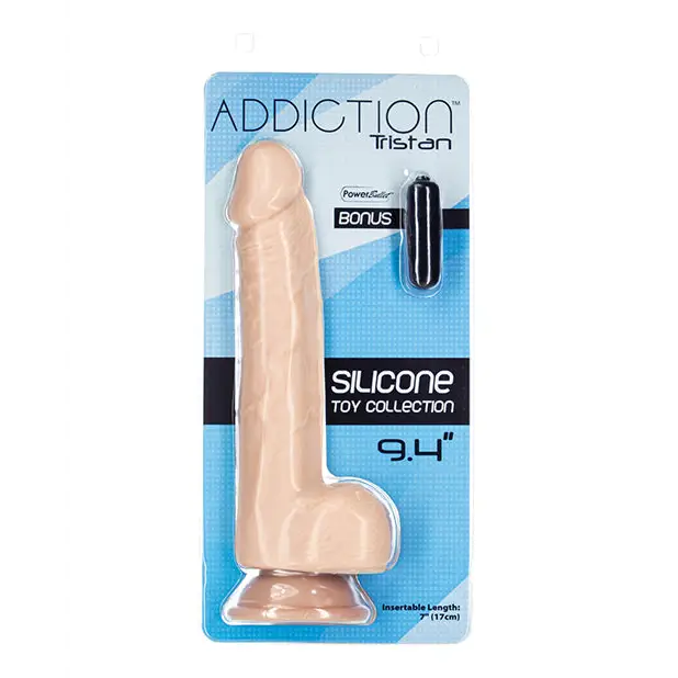 Addiction 9.4" Tristan Dildo - Beige