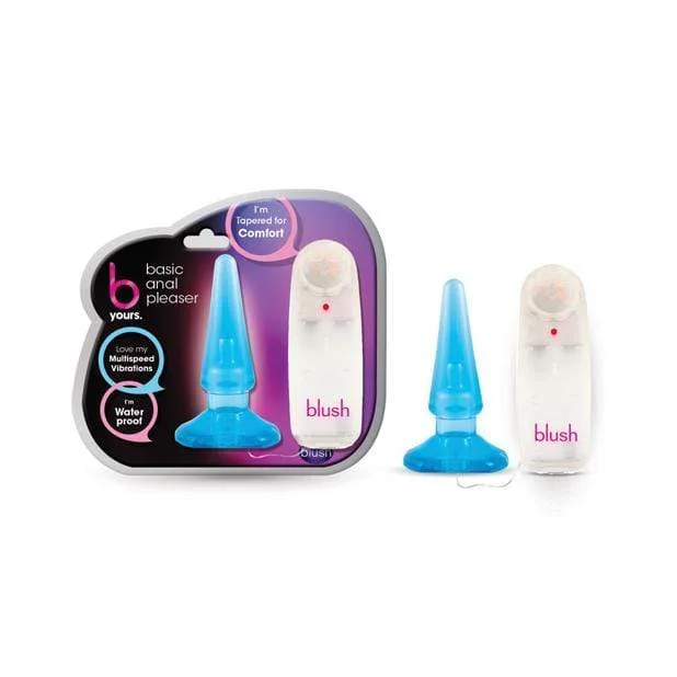 Blush Novelties - B Yours Remote Control Basic Anal Pleaser Plug (Blue)