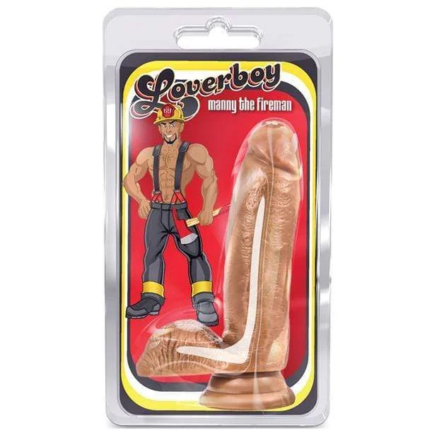 Blush Novelties - Loverboy Manny the Fireman Dildo (Brown)