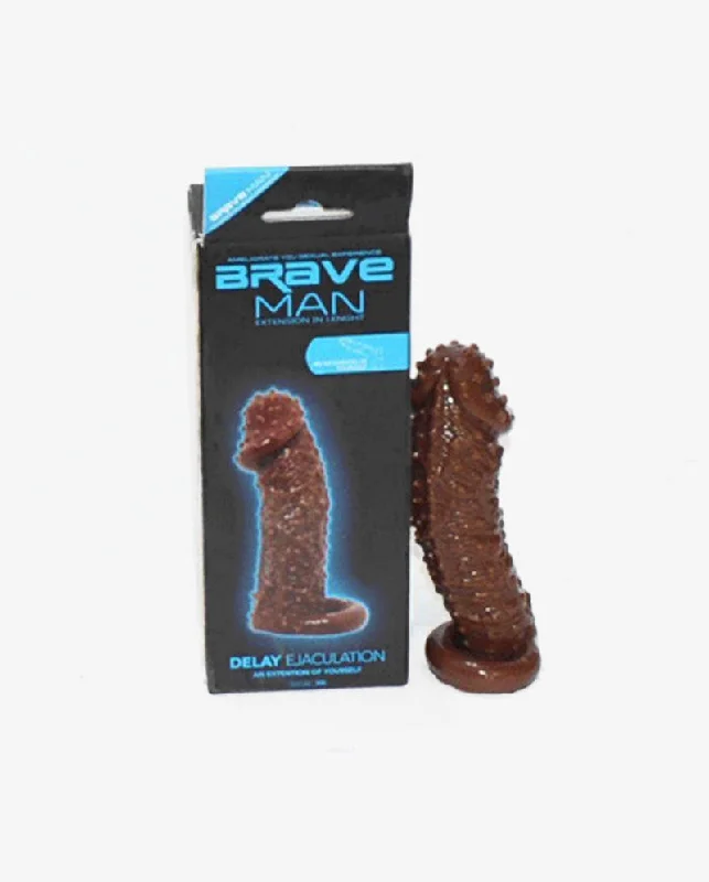 Brave Man Penis Sleeve Choco Color