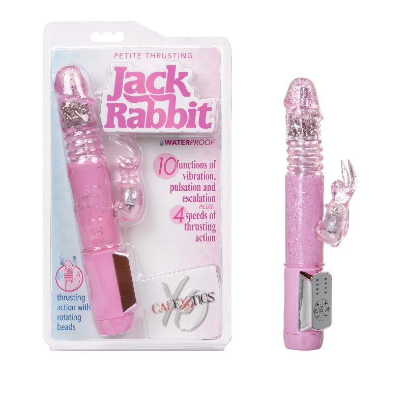 California Exotics - Jack Rabbit Petite Thrusting Jack Rabbit Vibrator (Pink)