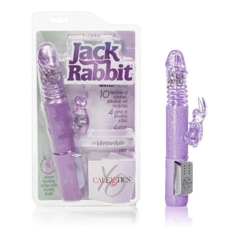 California Exotics - Petite Thrusting Jack Rabbit Intermediate Vibrator (Purple)