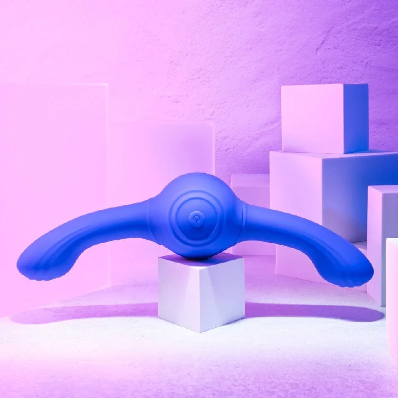 Evolved - Our Gyro Vibe Vibrating Double Dildo (Purple)