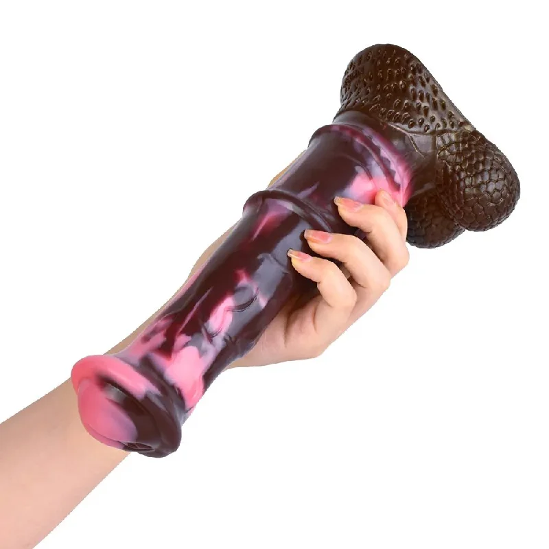 Horse Silicone Dildo With Testis