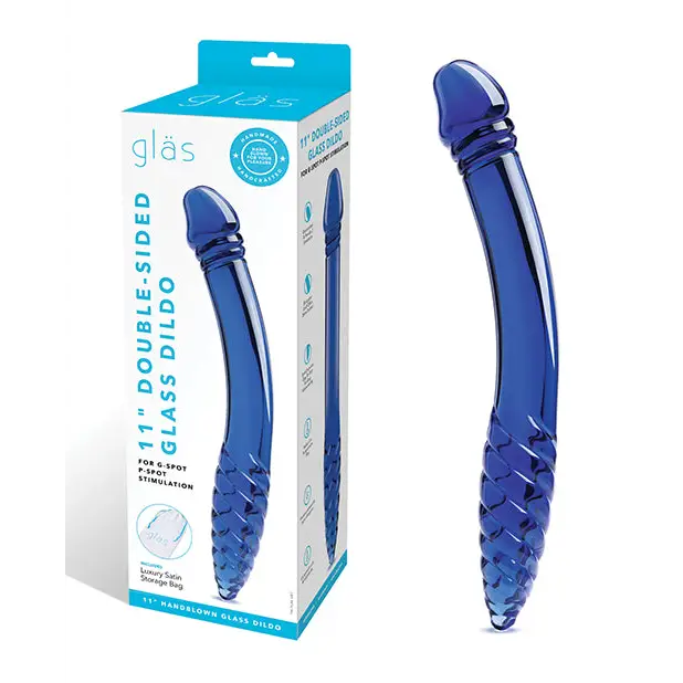 Glas 11" Double-sided Dildo G-Spot & P-Spot Stimulation