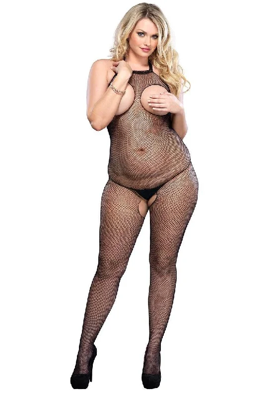 Halter Cupless Bodystocking