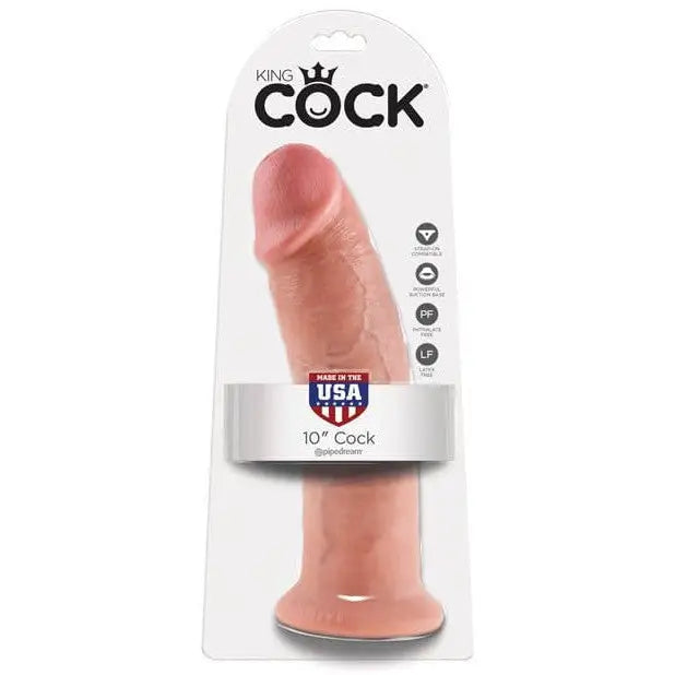 King Cock 10" Realistic Dildo