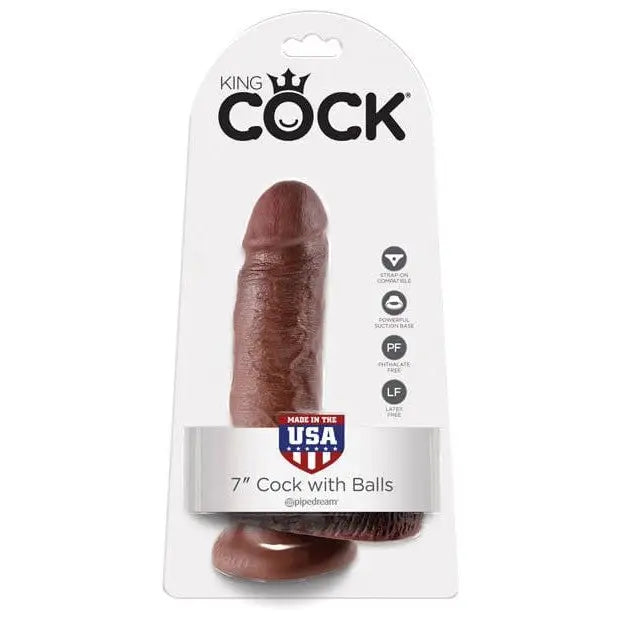 King Cock 7" Cock with Balls