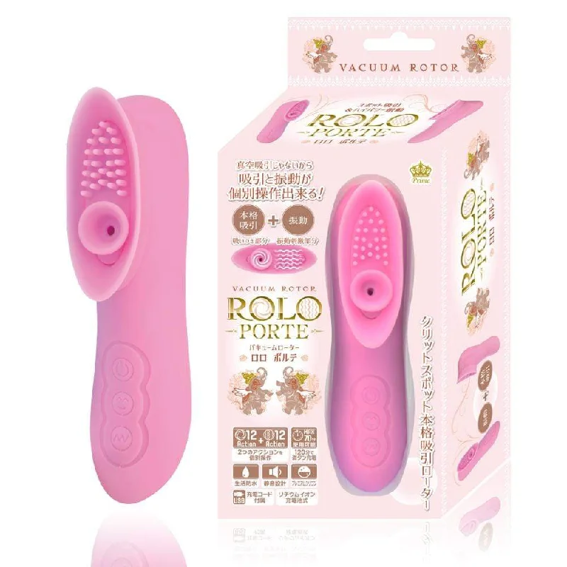 NPG - Rolo Porte Vacuum Rotor Vibrator (Pink)