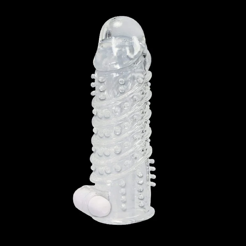 NPG - Sex Retsuden 6 Benkei Vibrating Cock Sleeve (Clear)