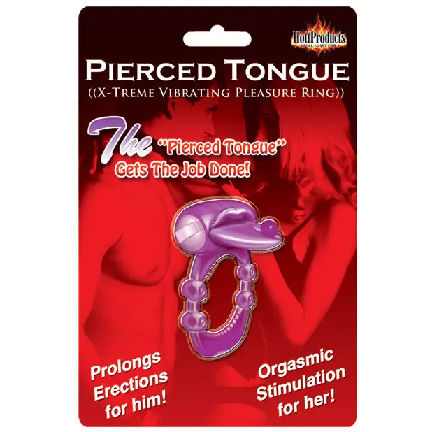 Pierced Tongue X-treme Vibrating Pleasure Ring