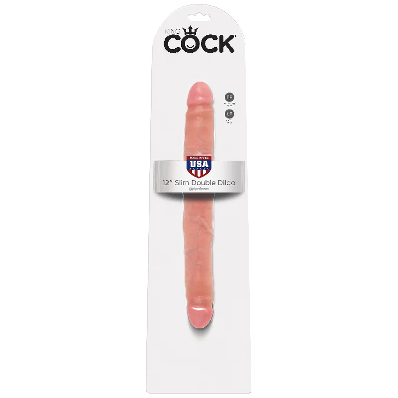 Pipedream - King Cock Slim Double Dildo 12" (Flesh)