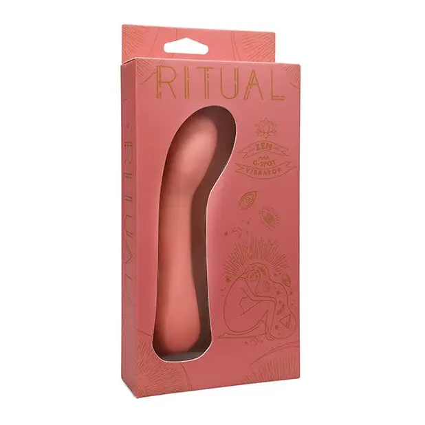 Ritual Zen Rechargeable Silicone G-spot Vibe - Coral