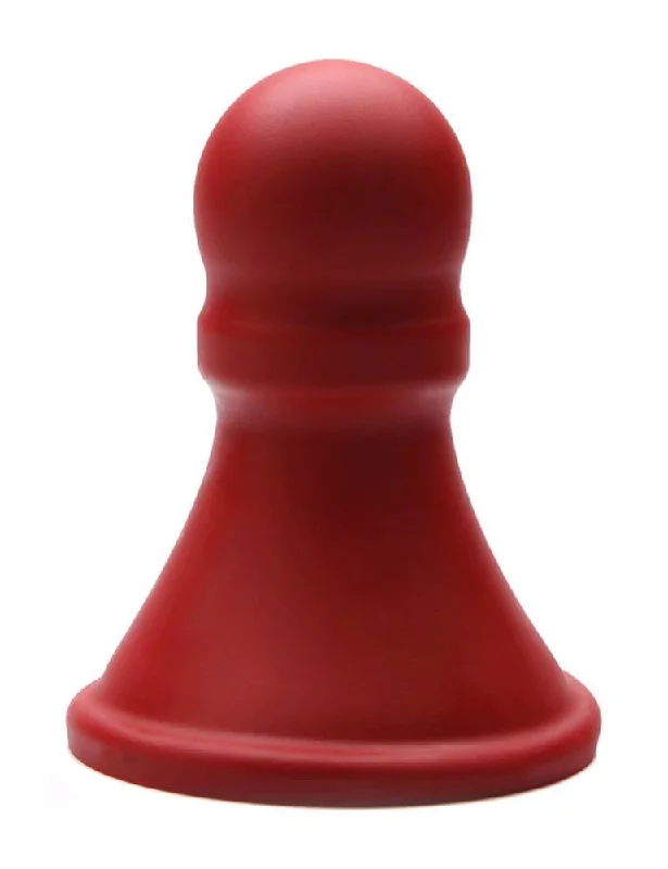 Tantus The Pawn XL Silicone Butt Plug, Red