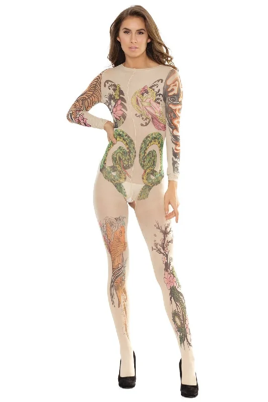 Tattoo Design Bodystockings - One Size