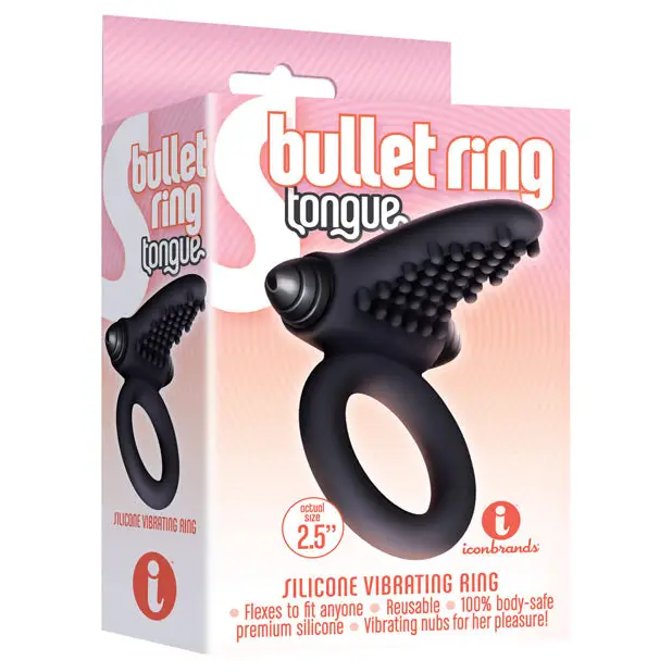 The 9's S Bullet Ring - Tongue