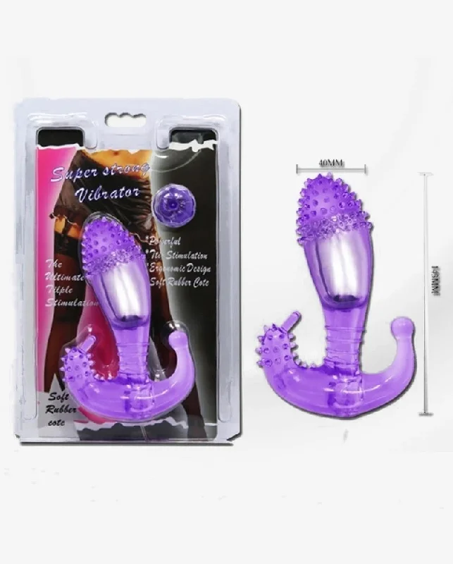 TRIPLE STIMULATION SUPER STRONG SOFT VIBRATOR