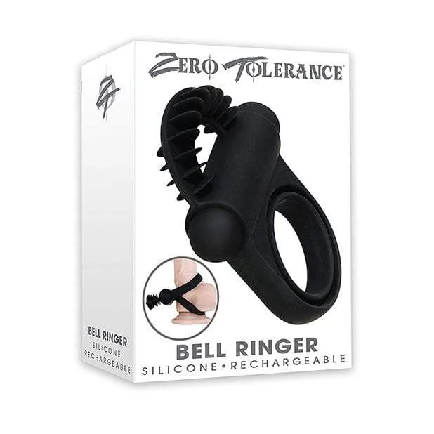 Zero Tolerance - Bell Ringer Vibrating Cock Ring (Black)