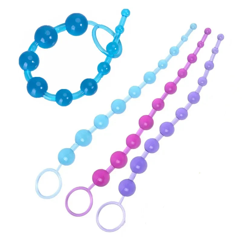 Anal Beads With Pull Ring