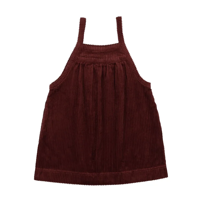 Analogie Corduroy Jumper - Burgundy