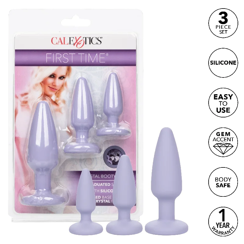 California Exotics - First Time Crystal Booty Anal Kit (Purple)