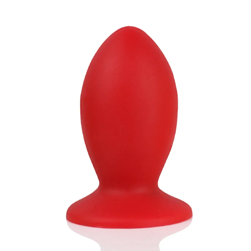 Gape Keeper - Red Silicone Butt Plug - 4 Sizes Anal Trainers - Anal Sex Toy