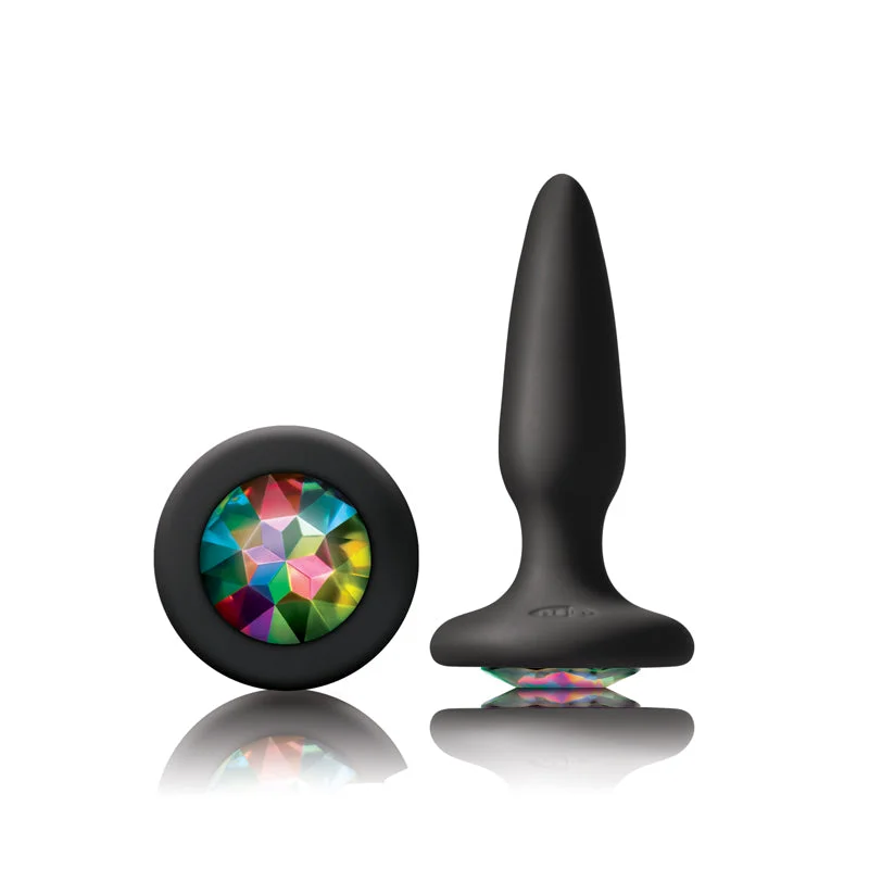 Glams Mini Butt Plug - Rainbow Gem