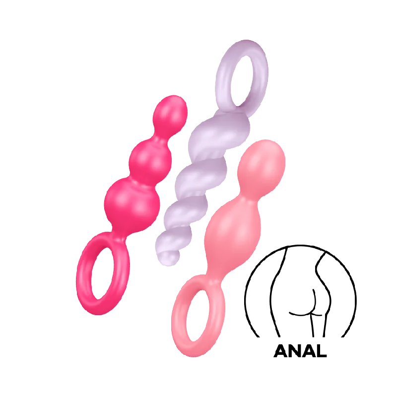 Satisfyer Booty Call Butt Plugs - 3 Pack, Colour