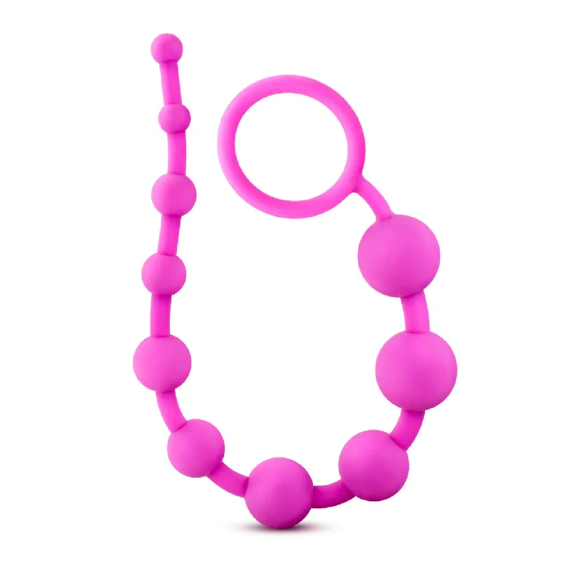 Silicone 10 Beads - Pink