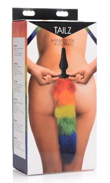 Tailz - Rainbow Tail Silicone Butt Plug