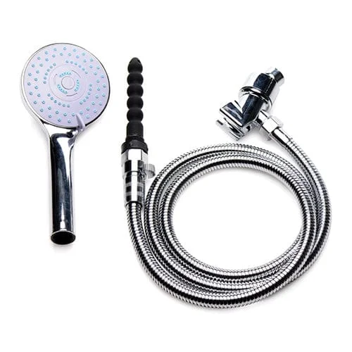 XR - CleanStream Discreet Shower Enema Set (Silver)